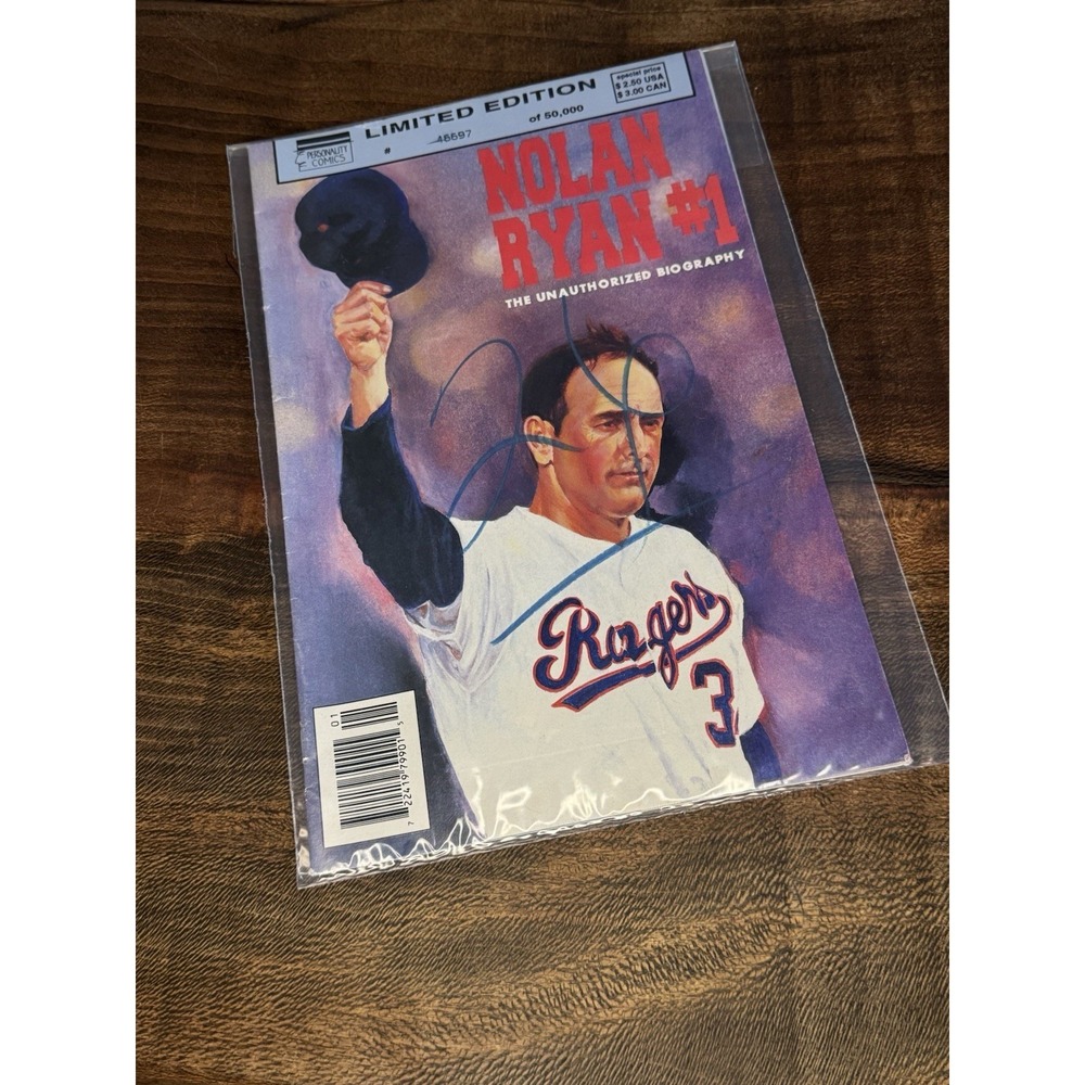 Vintage Nolan Ryan #1 Comic Book Biography Limited Edition #46697 of 50k‎